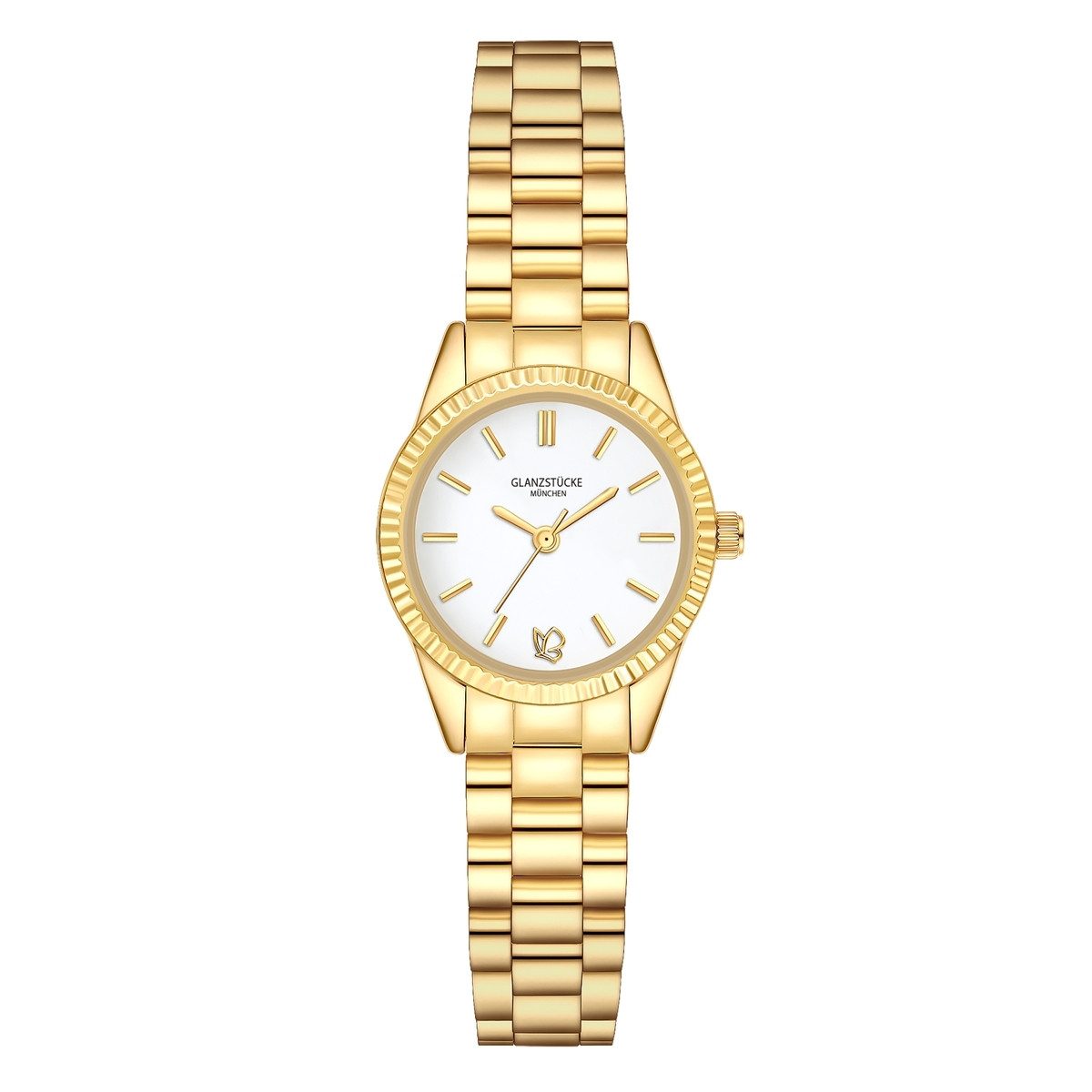 Glanzstücke München Quarzuhr gelbgold