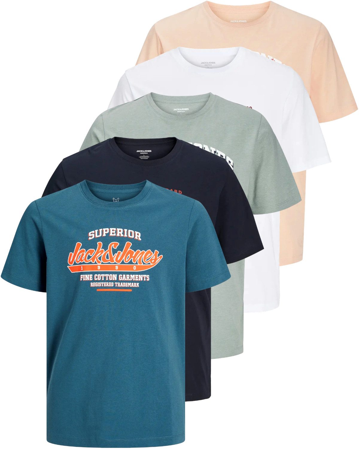 Jack & Jones PlusSize Print-Shirt Weites günstig online kaufen