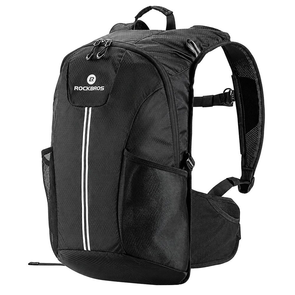 ROCKBROS Cityrucksack Fahrradrucksack Wanderrucksack Tagesrucksack (Spar-Set, 1-tlg., 47 x 25 x 20 cm leicht), wasserabweisend, Laptopfach, reflektierend, leicht