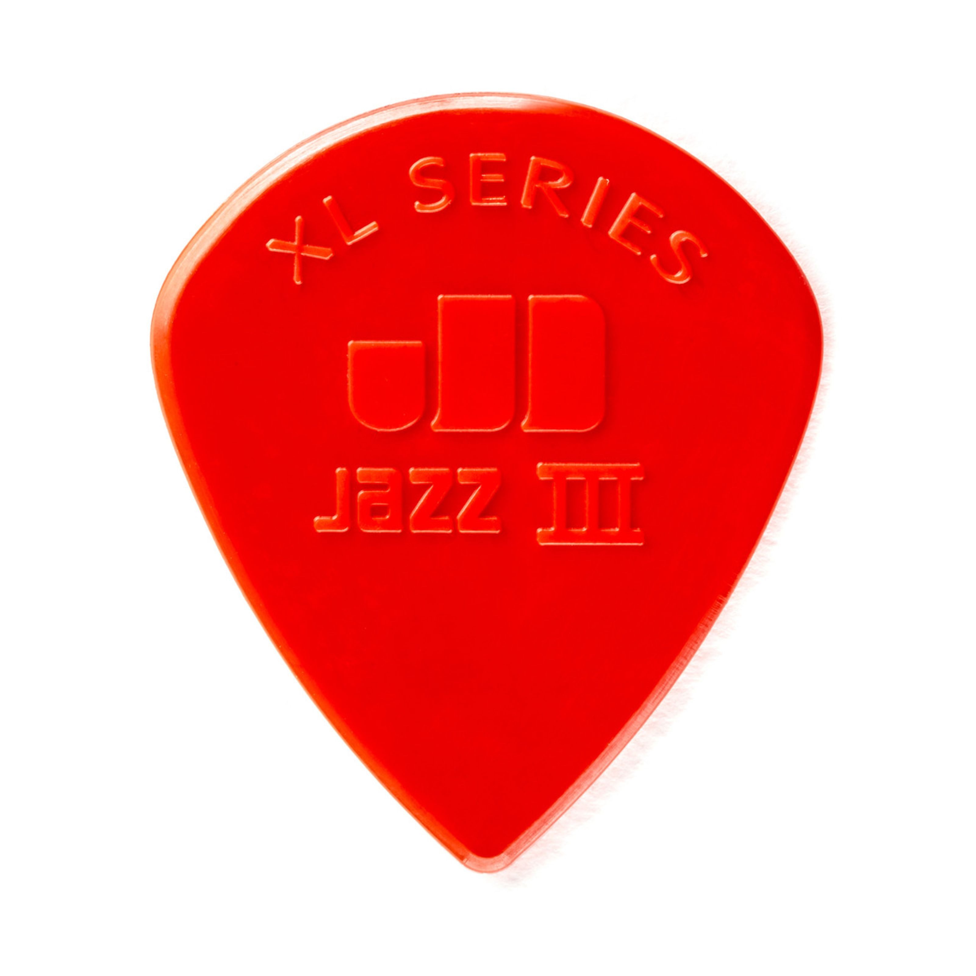 Dunlop Plektrum, 47RXLN Nylon Jazz III XL Picks 1,38 mm 24-Pack - Plektren Set