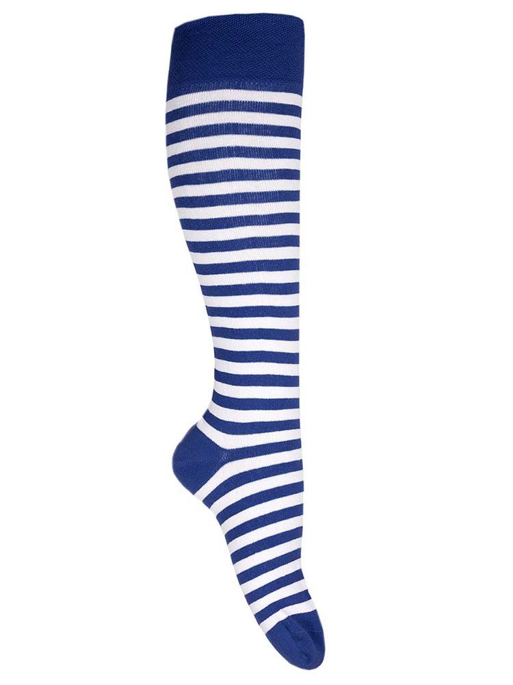 Goldschmidt Kostüme Kniestrümpfe Ringelstrümpfe Ringelsocken Kniestrümpfe blau weiß 23/26