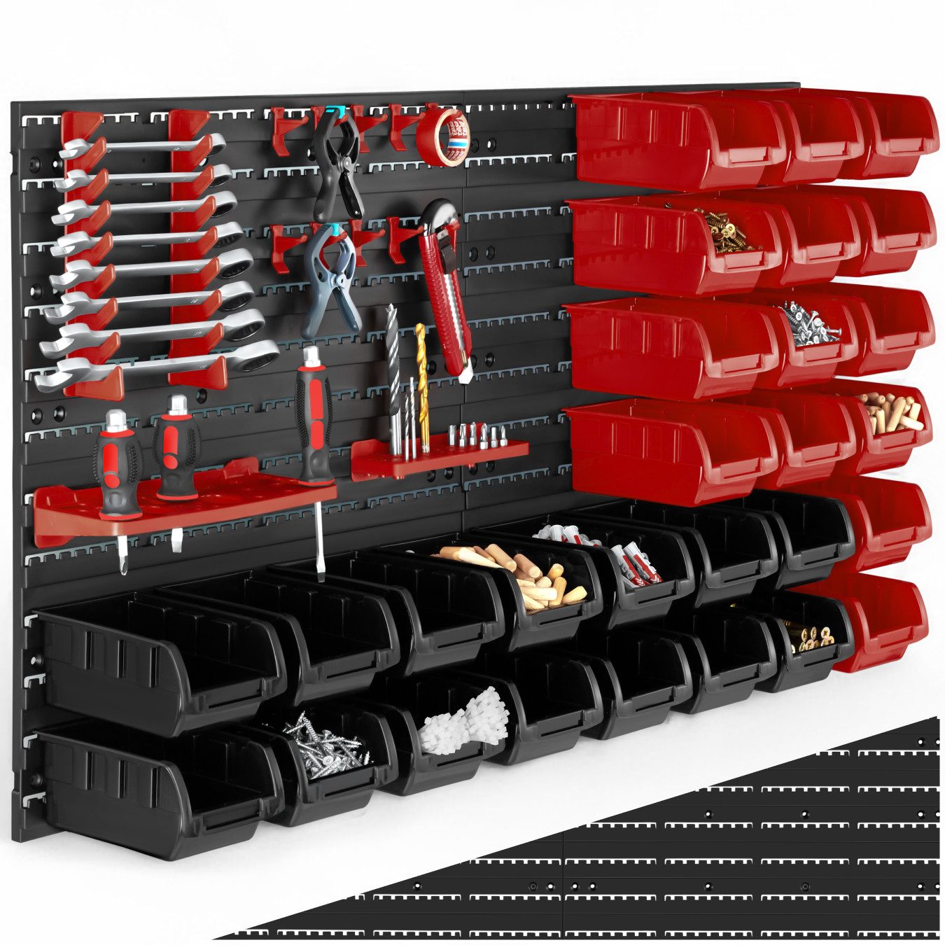 tectake Regal Kleinteilemagazin, pro Stück 1-tlg., günstig online kaufen