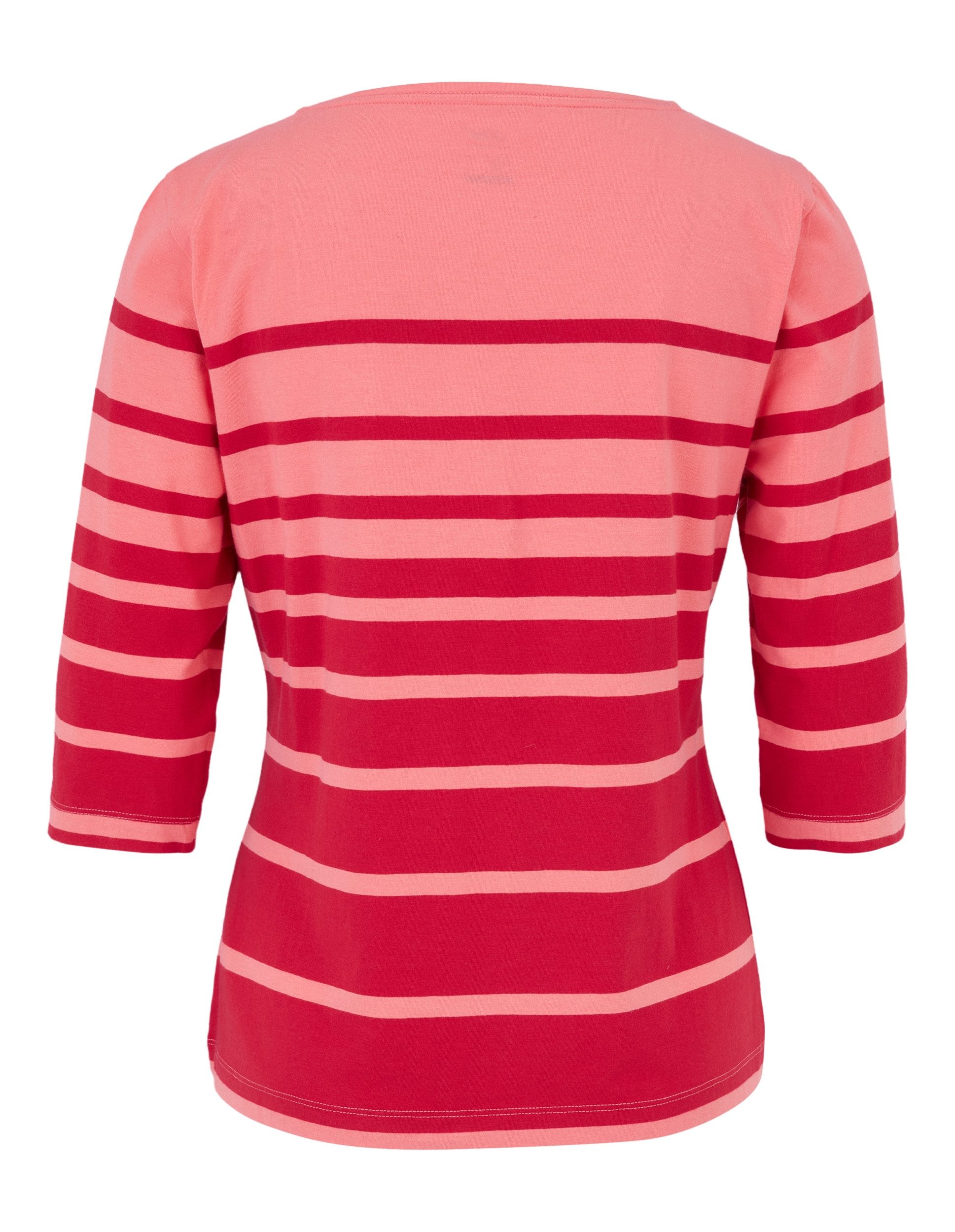 Joy Funktionsshirt LISA 3/4 Arm Shirt orange coral stripes