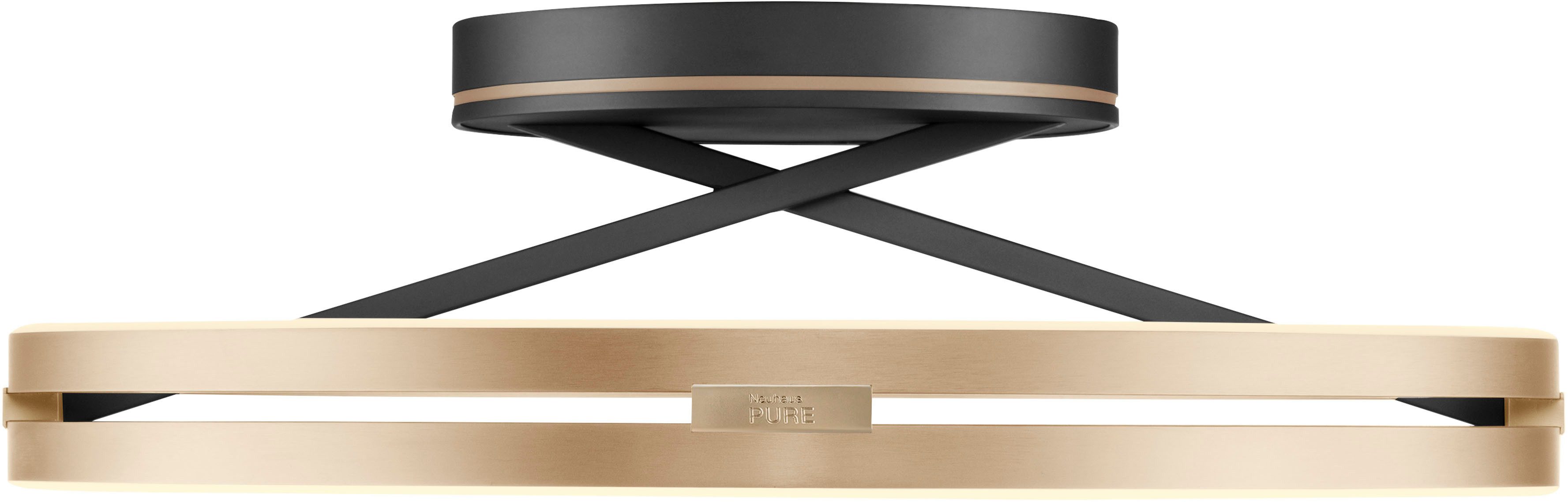 Neuhaus PURE LED Deckenleuchte PURE Loop, CCT - über Fernbedienung, LED fest integriert, warmweiß - kaltweiß, Dimmbar über Fernbedienung, CCT, separat steuerbar