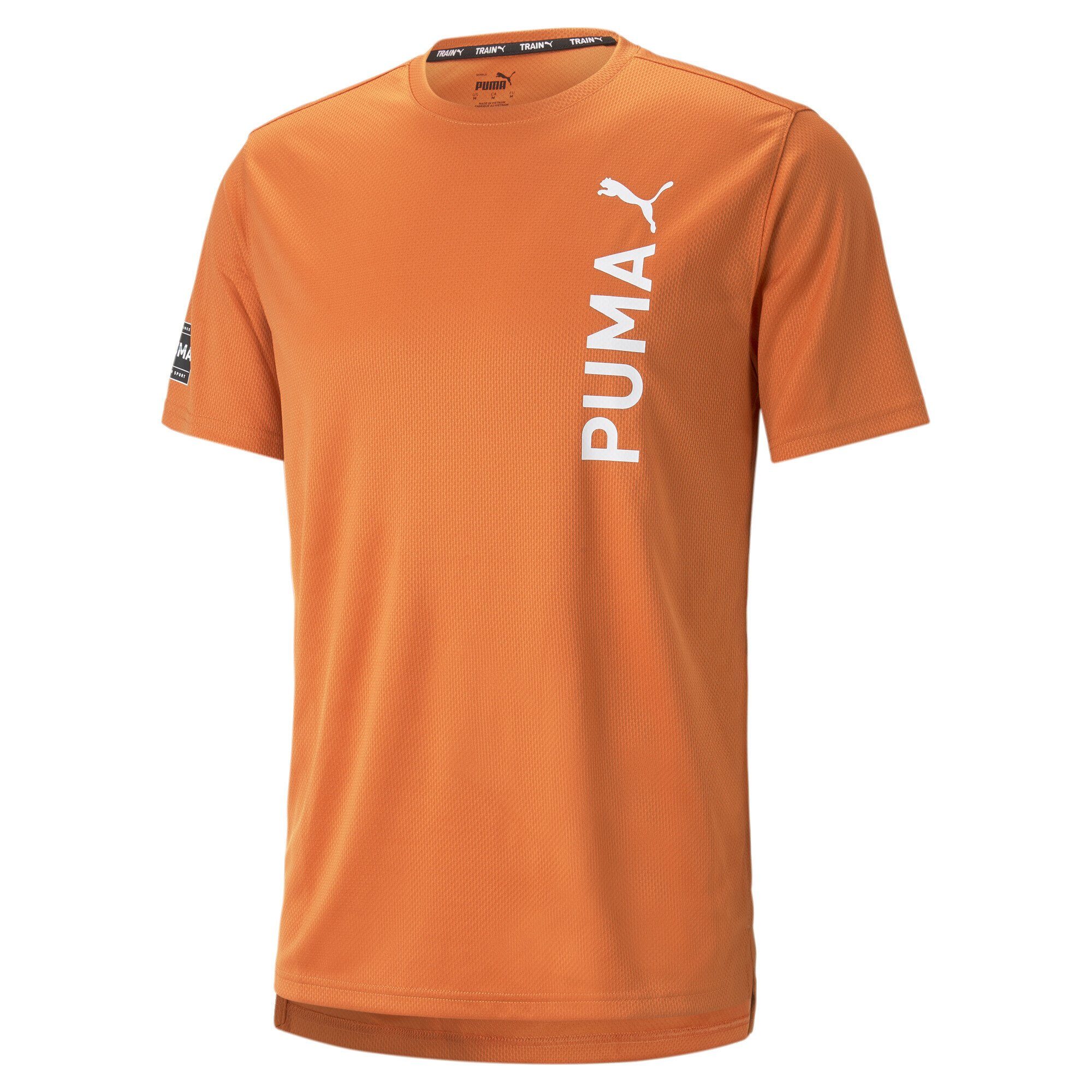 PUMA Trainingsshirt PUMA Fit Ultrabreathe Trainings-T-Shirt Herren Chili Powder Orange