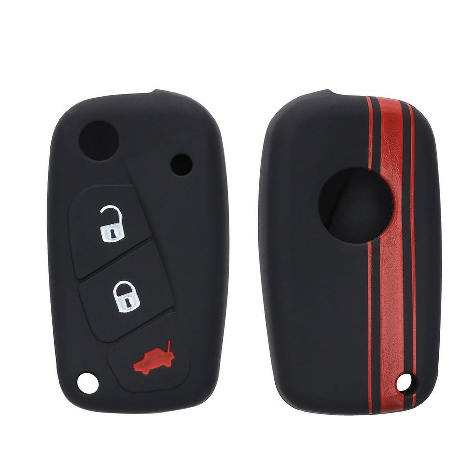 kwmobile Schlüsseltasche Autoschlüssel Hülle für Fiat Lancia,  Schlüsselhülle Schlüssel Case Cover, KOMPATIBEL MIT: passend für Fiat  Lancia 3-Tasten Autoschlüssel