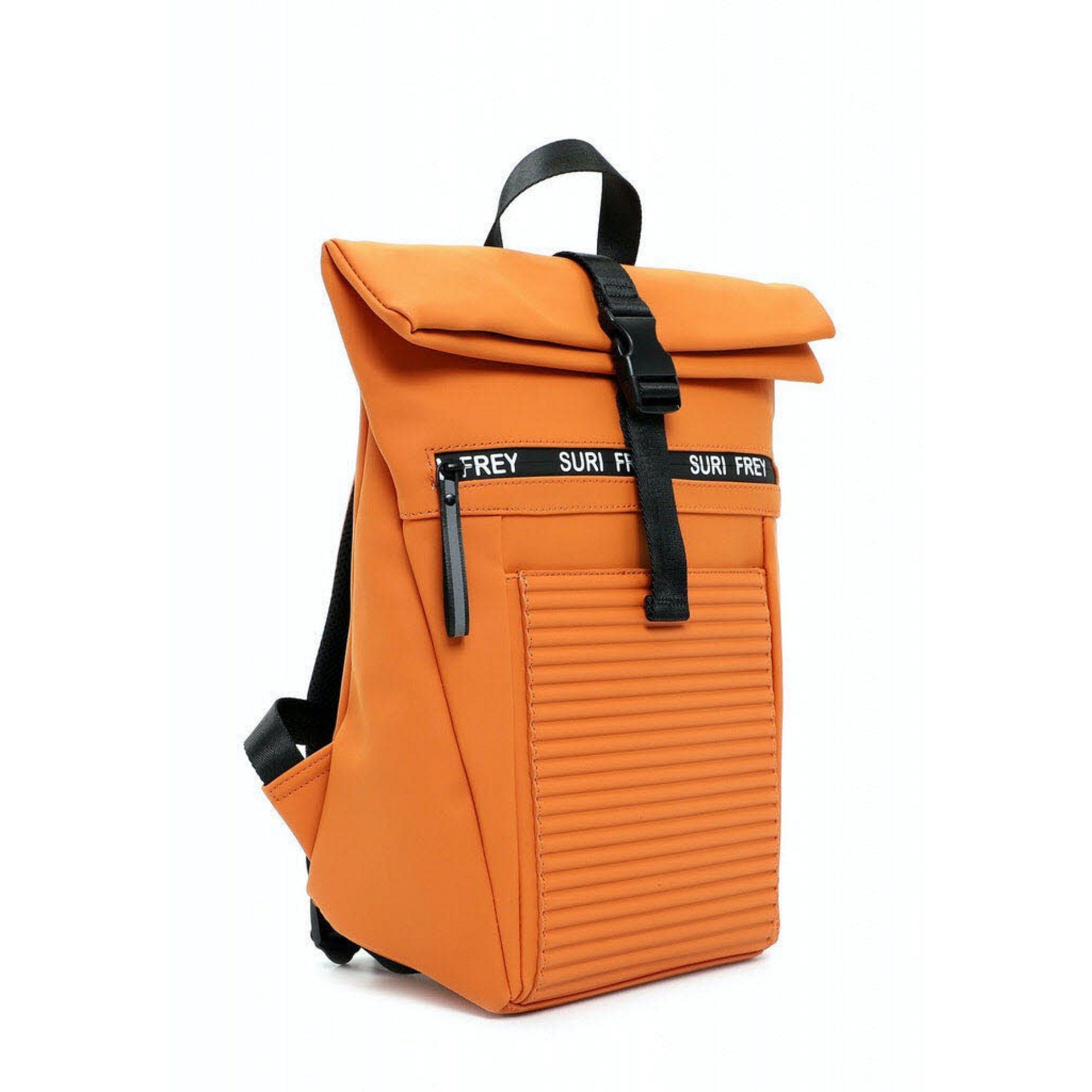 SURI FREY Freizeitrucksack Reiserucksack Freizeittasche Reisetasche, Synthetikkombination orange