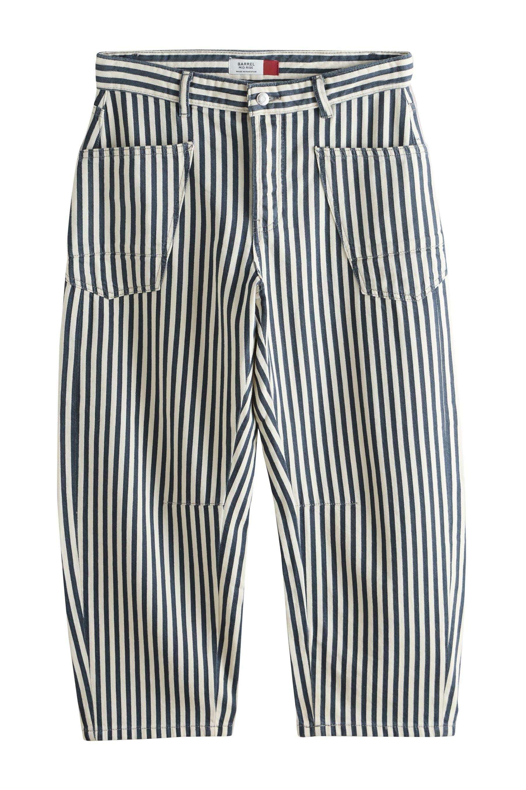 Next Weite Jeans Barrel-Jeans mit zwei Taschen (1-tlg) günstig online kaufen