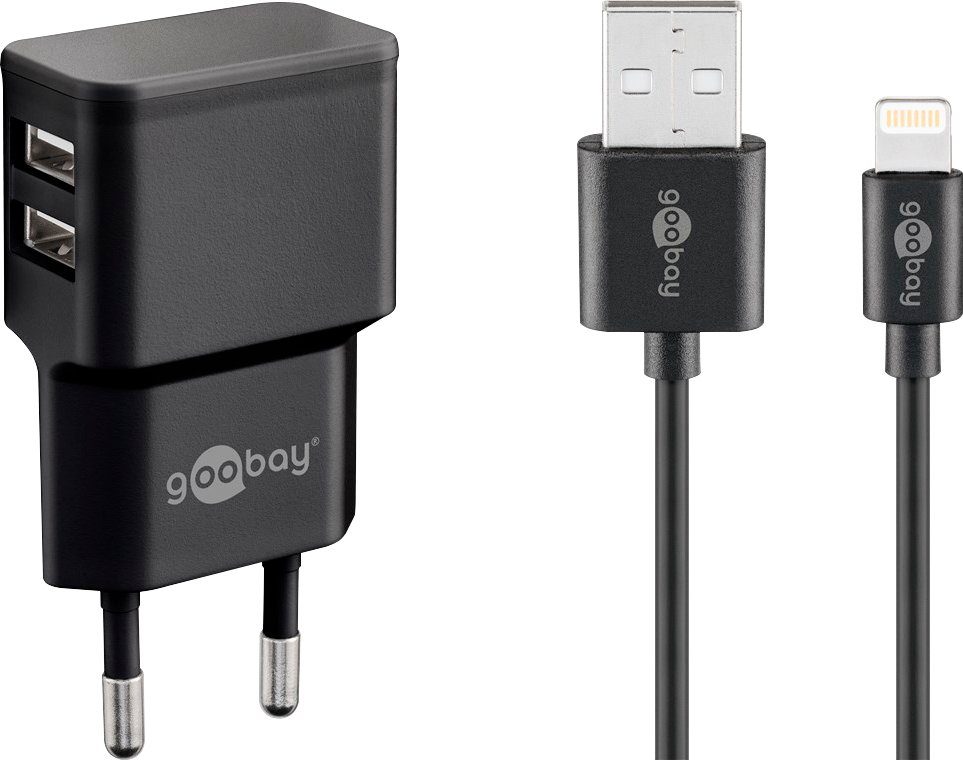 Lightning Dual Ladeset Smartphone-Ladegerät