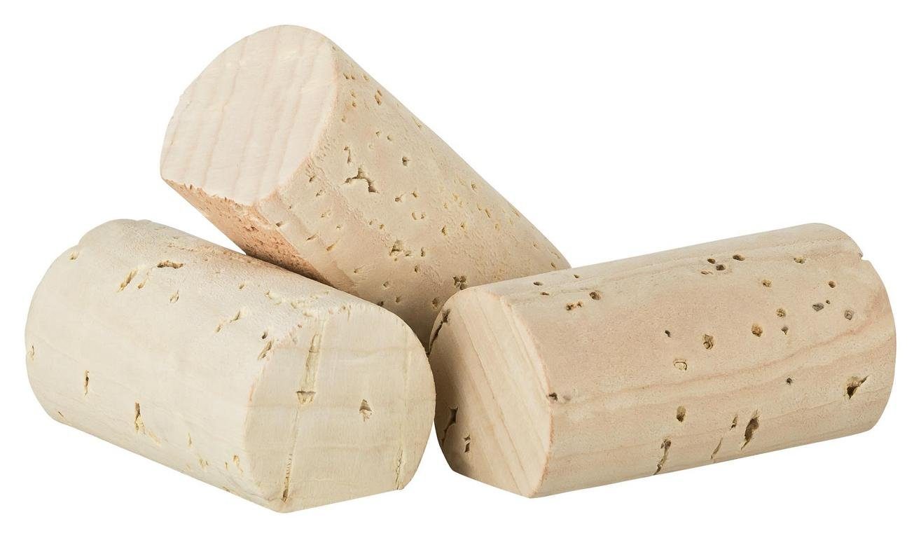 Kork-Deko.de Kork Kork 100er-Pack neue Korken - vorgeschnitten zum Basteln