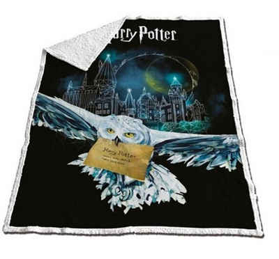 Wohndecke Harry Potter - Sherpa Kuscheldecke Fleecedecke - Größe 130x170 cm, empireposter