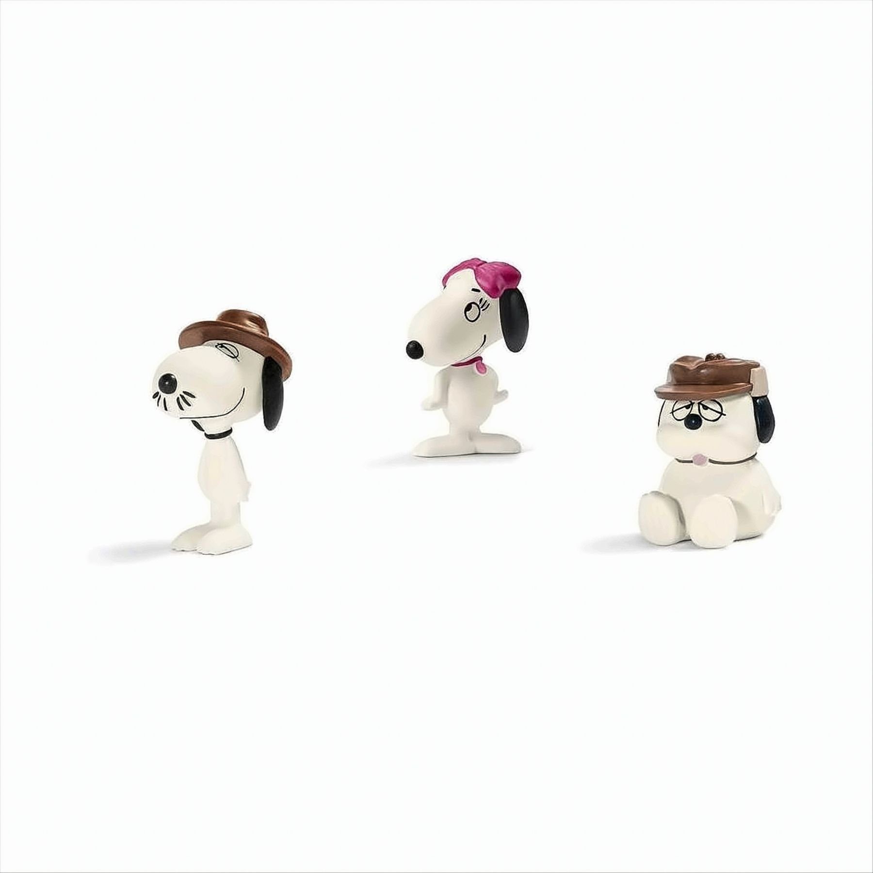 SCHLEICH Scenery Pack Snoopy's Siblings – 3 Figuren Set, Handbemalt, Aus Kunststoff, Für Kinder Ab 3 Jahren