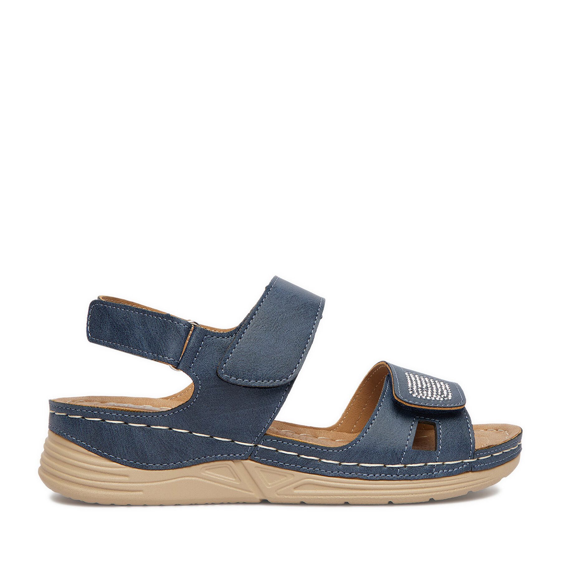 Go Soft Go Soft Damen Sandalen Blau Sandale