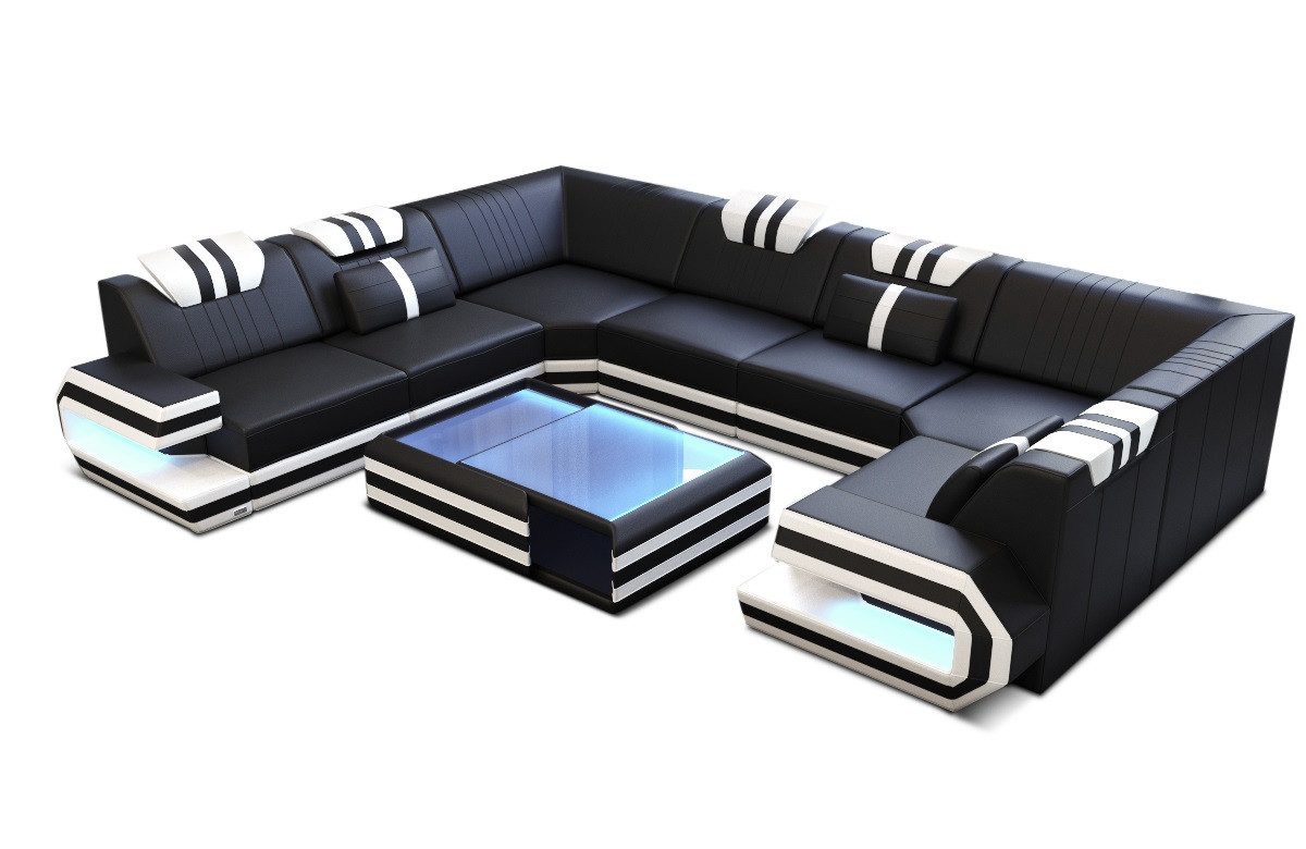 Sofa Dreams Wohnlandschaft Sofa Ledercouch Leder günstig online kaufen