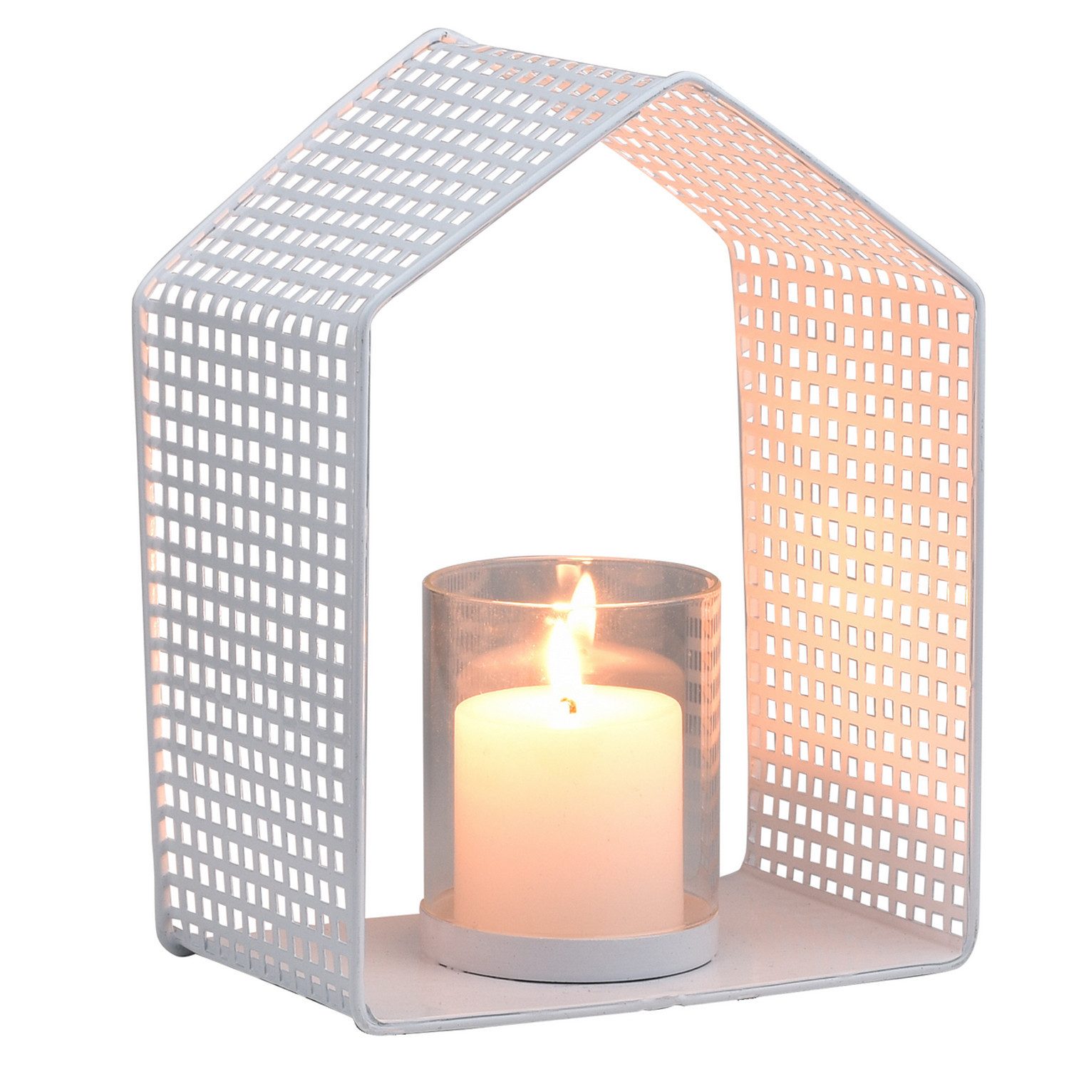 Teelichthalter Boho Deko Teelichthalter Windlicht Izia Weiss