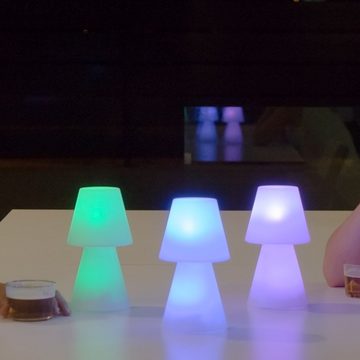 Licht-Trend LED Außen-Tischleuchte Lola LED-Außen-Tischleuchte Small Weiß, RGBW & Kaltweiß