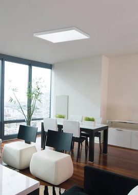 EGLO LED Deckenleuchte Plagliarone, Leuchtmittel inklusive, Deckenlampe, Wohnzimmerlampe Modern, Küchenlampe, L x B 59,5 cm