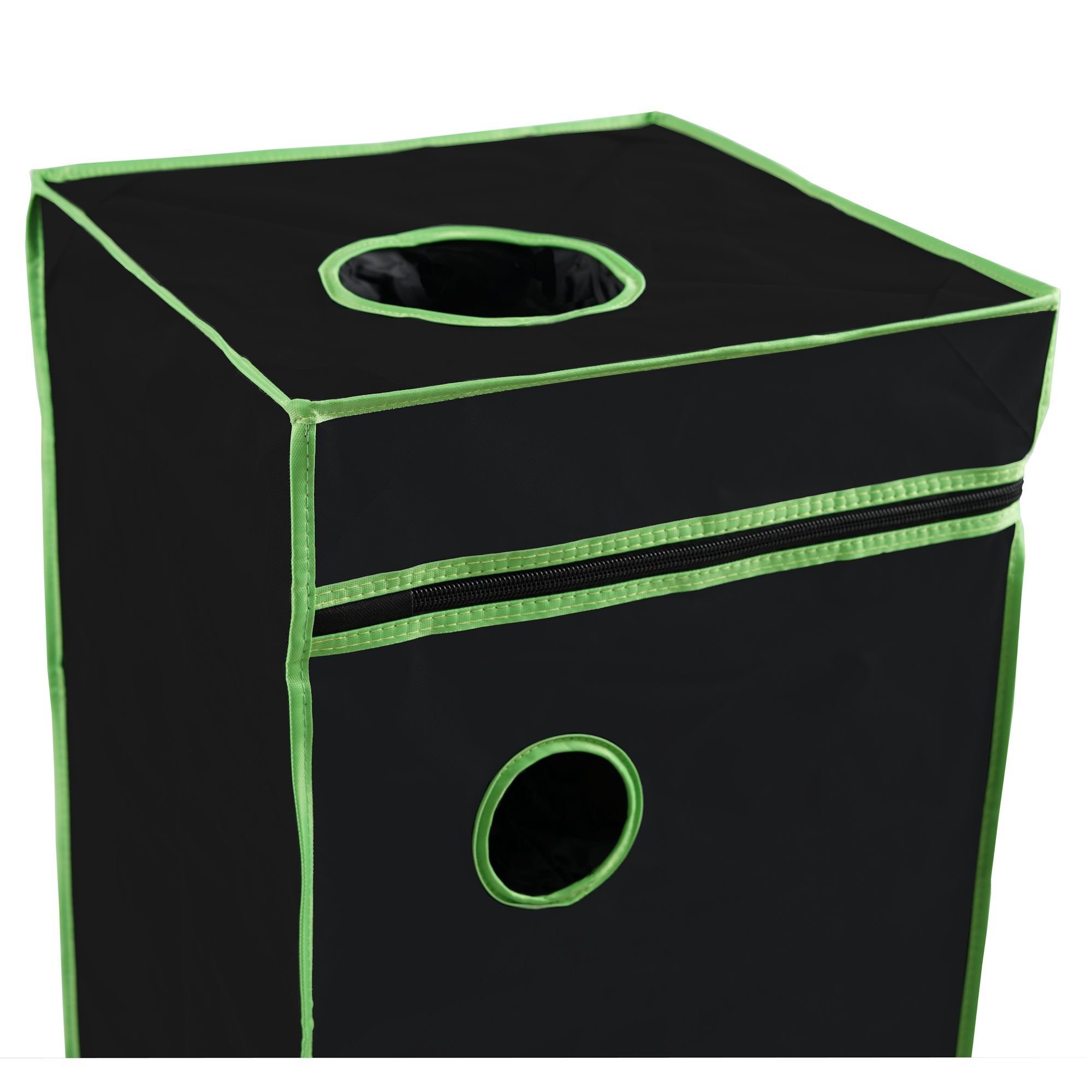 Zelsius Gewächshaus Grow Tent 140 x 140 x 200 cm grau/schwarz Pflanzenzucht Indoor – Bild 5 von 5