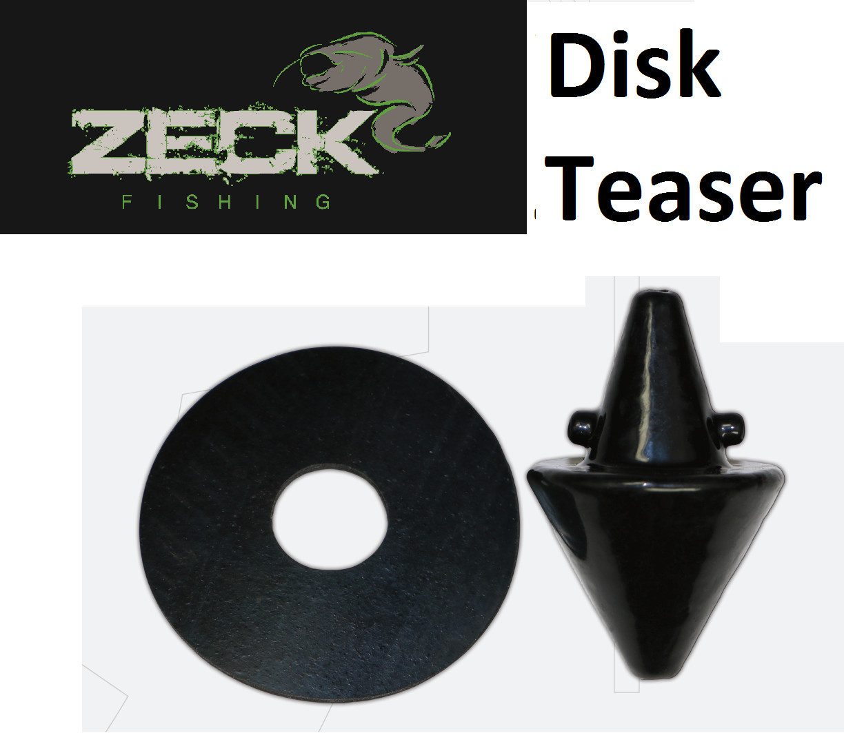 Kunstköder Zeck Disk Teaser Blei zum Klopfen