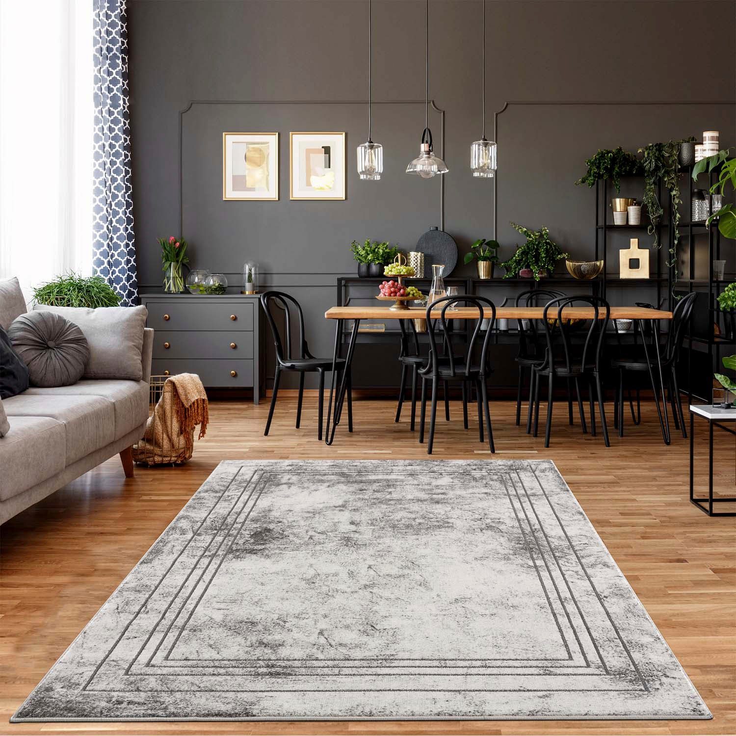 Carpet City Teppich Noa 9341, rechteckig, Höhe: 11 mm, Läufer, Kurzflor, Mo günstig online kaufen