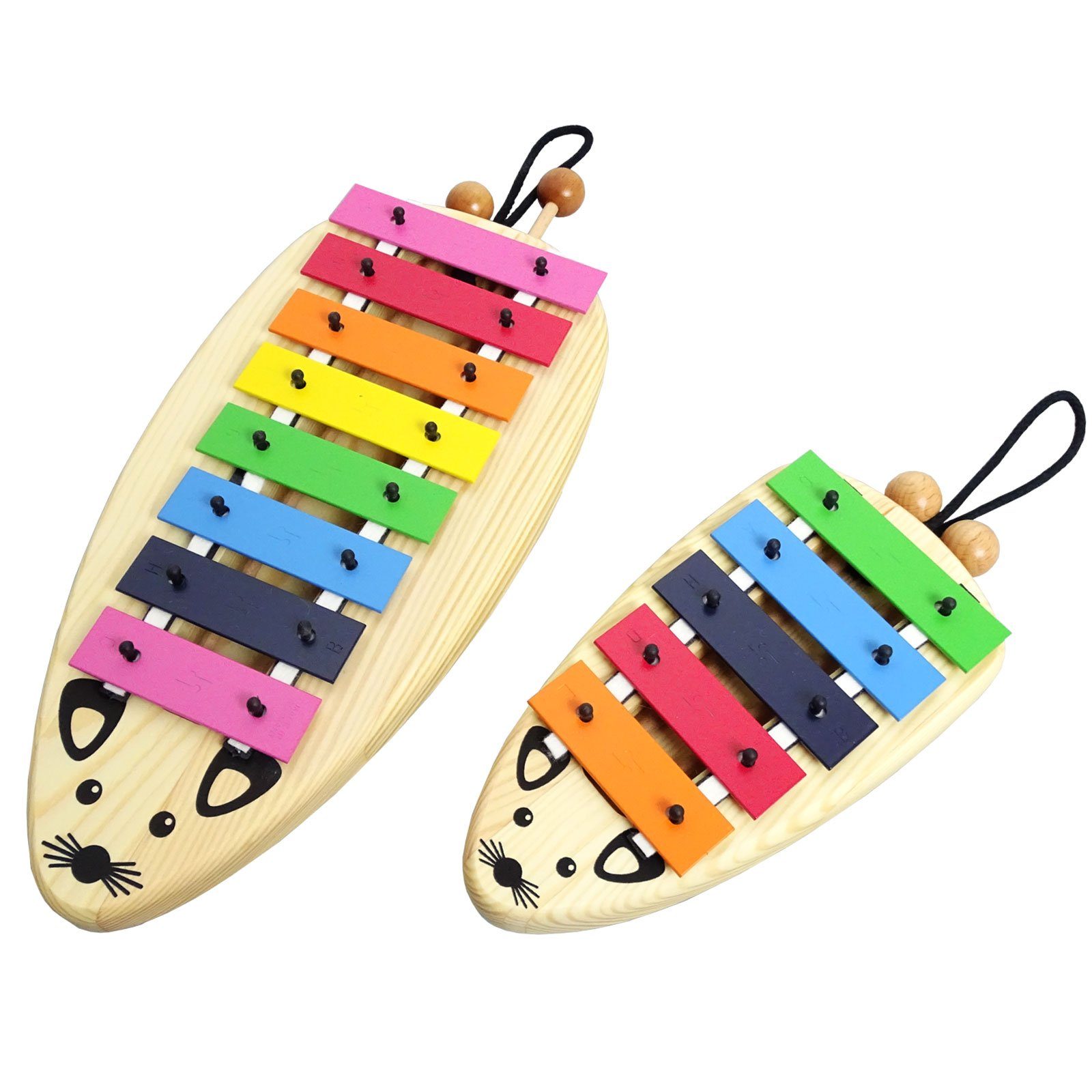 SONOR Glockenspiel Sonor Glockenspiel Set Mama - Mini Maus mit Anhänger