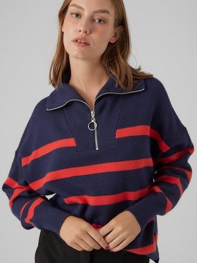 Vero Moda Troyer VMSABA STRIPE LS HIGHNECK BLOUSE GA NOOS