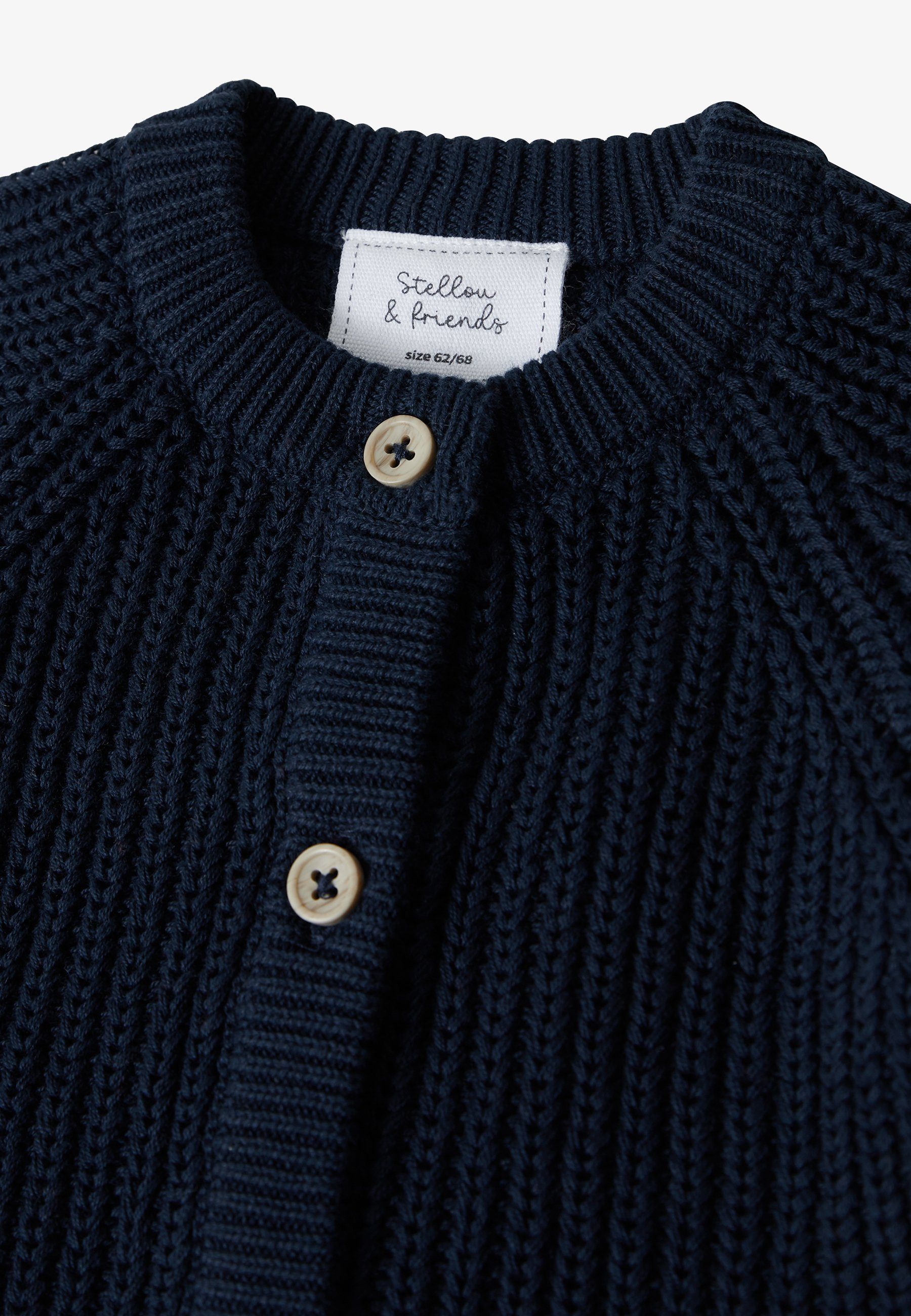 Stellou & friends Strickjacke Gerippter Cardigan Gerippter Cardigan – Bild 3 von 3