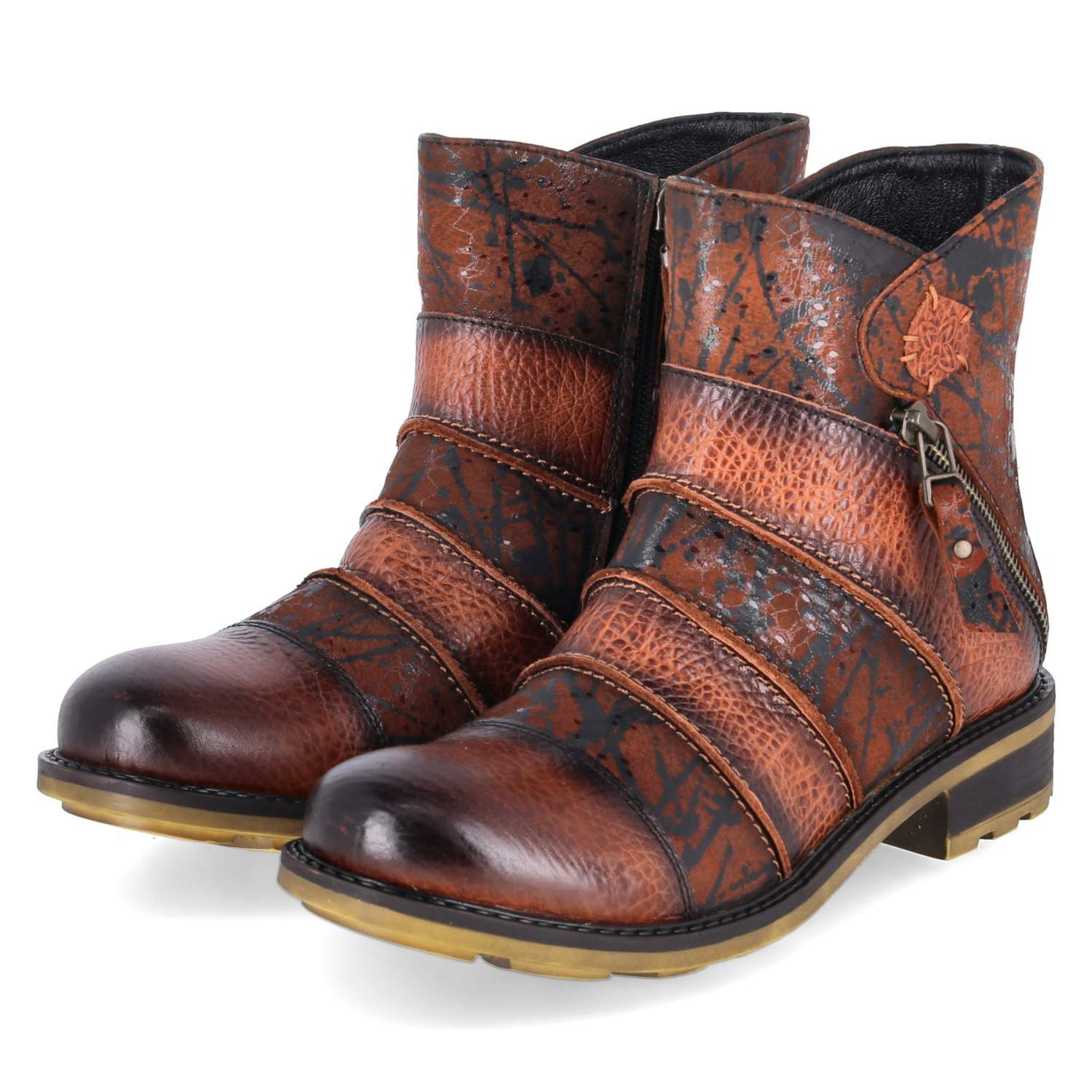 Maciejka Maciejka Boots 07610-29 BRAUN Damen Leder brown Schlupfstiefel