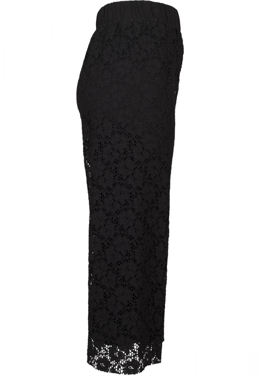 URBAN CLASSICS Skinny-fit-Jeans TB2236 black Laces Culotte