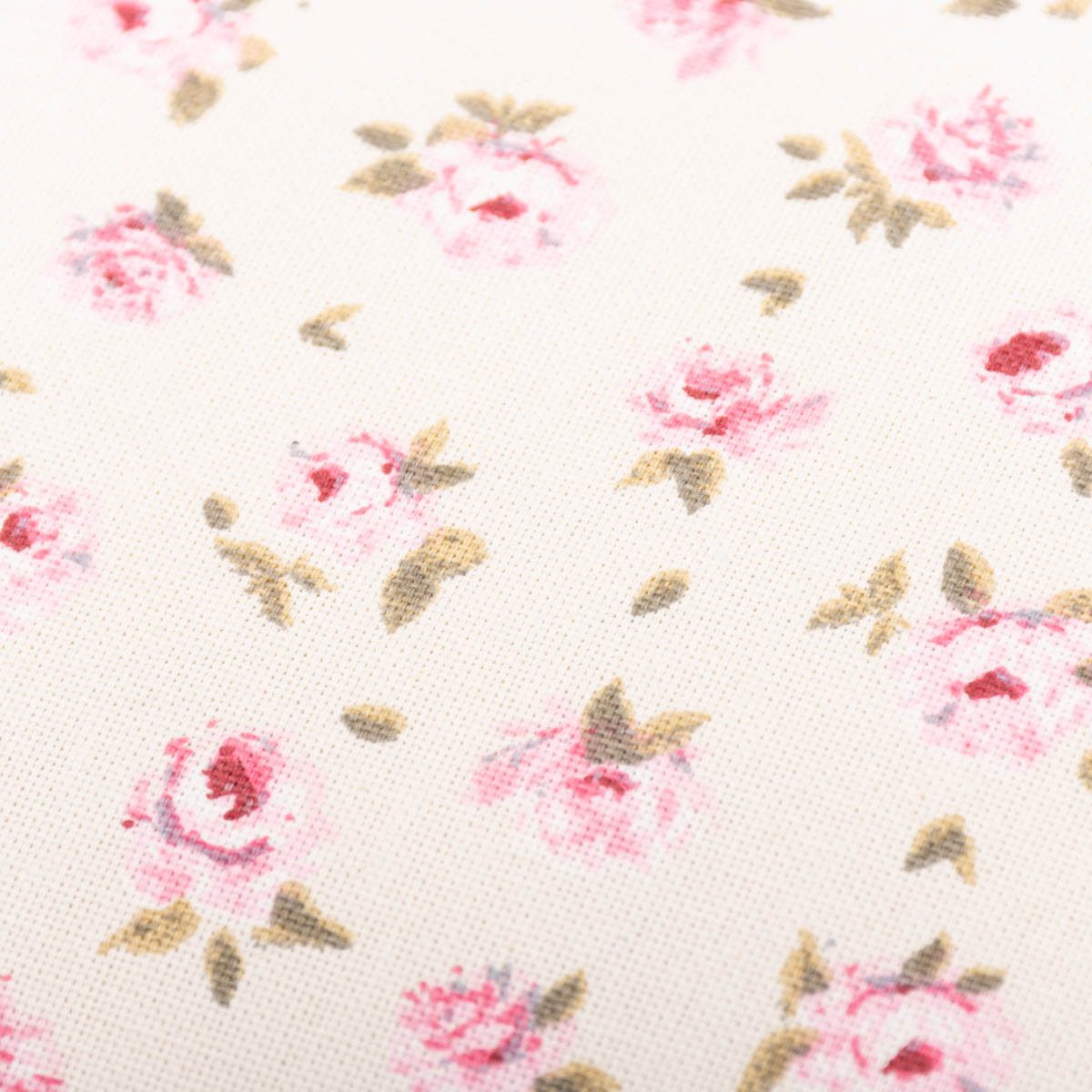 SCHÖNER LEBEN. Dekokissen Kissenhülle Classic Little Rose ecru rosa div. Größen SCHÖNER LEBEN