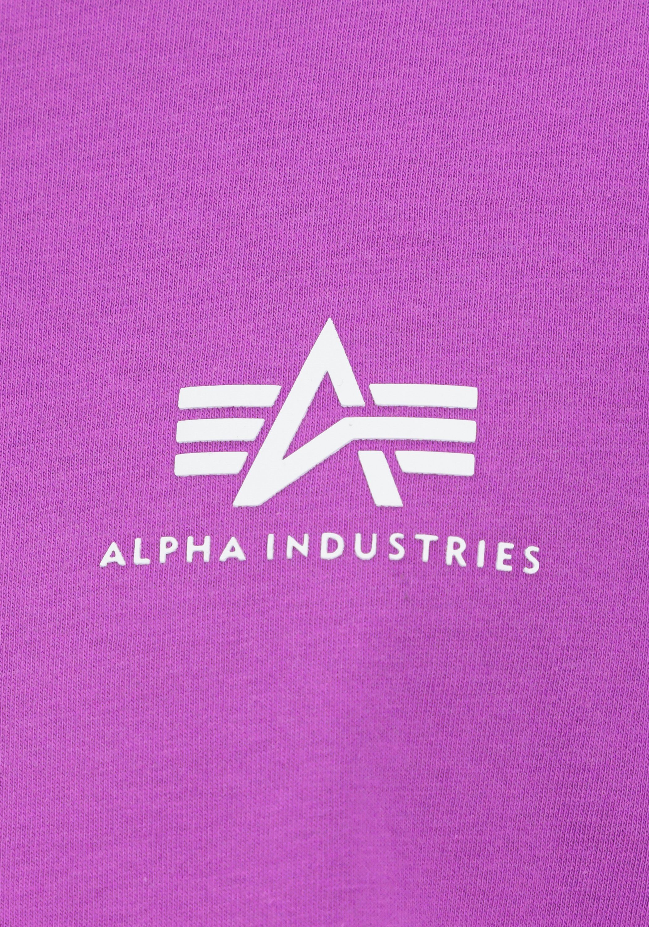 Alpha Industries Men dark Alpha Industries T magenta T-Shirts - T-Shirt Backprint