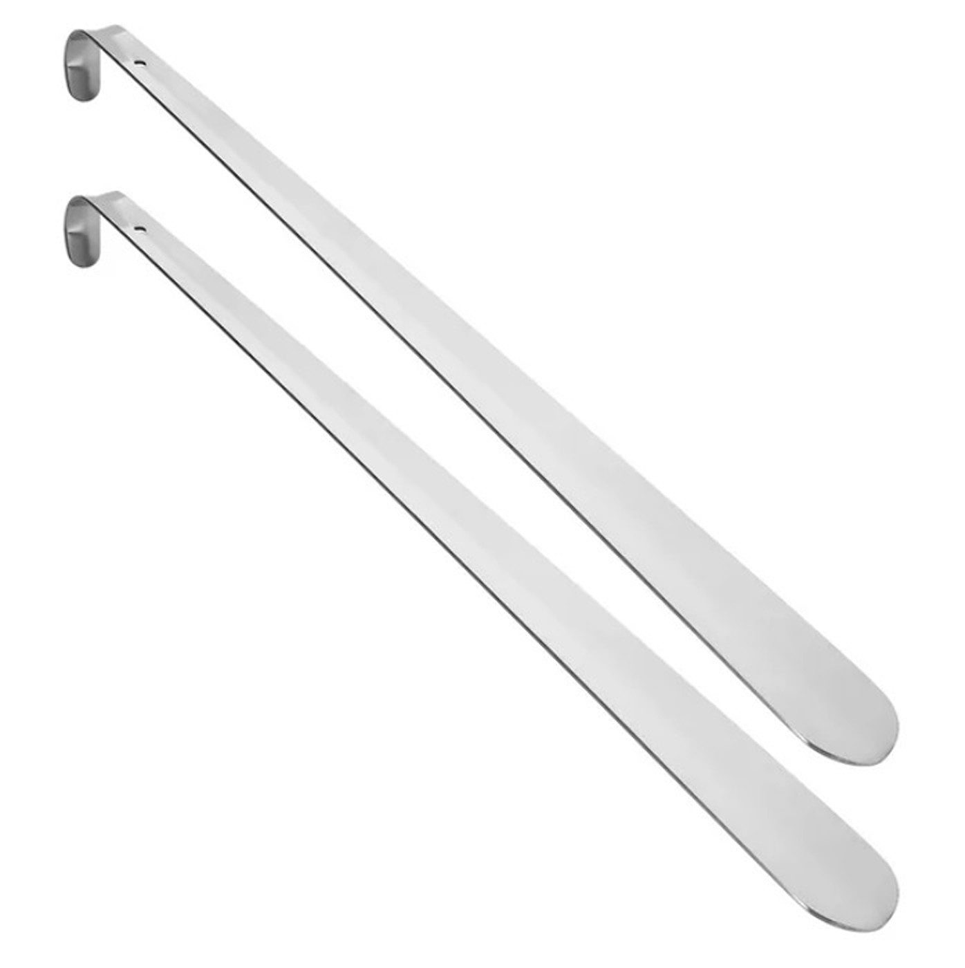Schuhlöffel 2er Set Schuhlöffel aus Edelstahl, 52cm Schuhanzieher, Schuhanziehhi