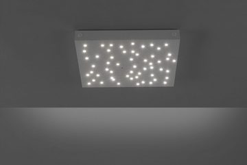 LeuchtenDirekt LED Deckenleuchte LED Deckenlampe LOLAsmart STARS, Smart Home, CCT-Farbtemperaturregelung, RGB- Farbwechselfunktion, Dimmfunktion, Memoryfunktion, 1xLED-Board/10W/RGB, 2700-5000K, Warmweiß bis Kaltweiß, Medion Life+ App, dimmbar per Fernbedienung, Farbwechselfunktion