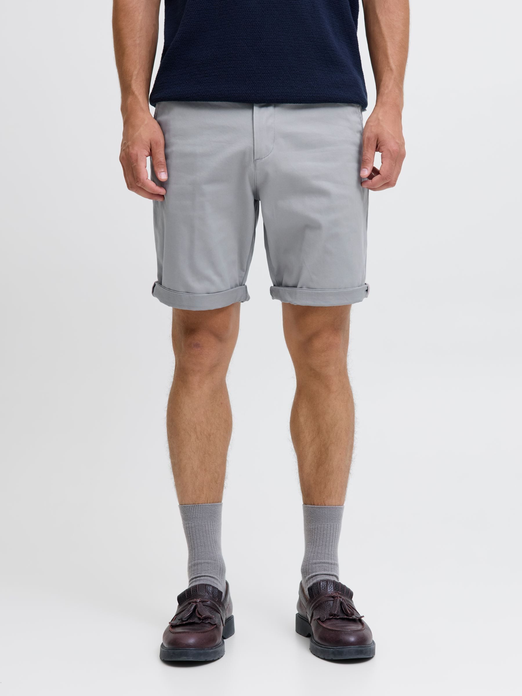 Jack & Jones Chinoshorts JPSTBOWIE JJSHORTS S mit Aufschlag
