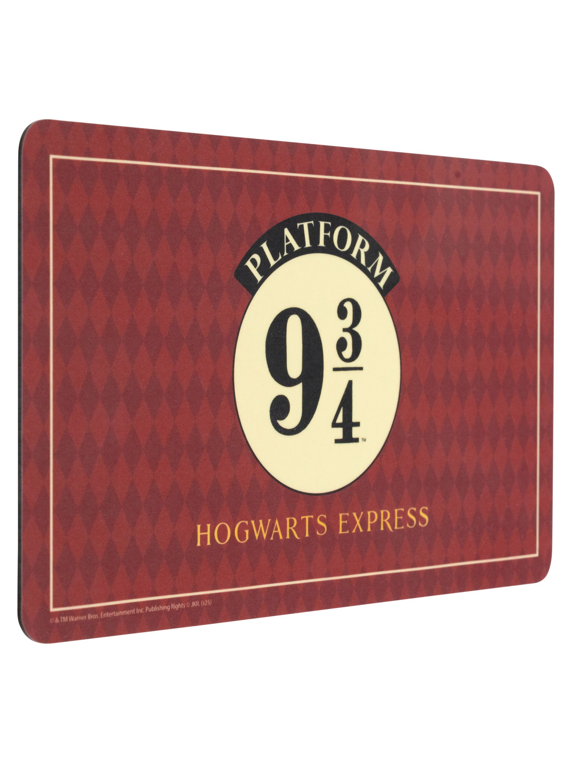 United Labels® Frühstücksbrett Harry Potter Brettchen Hogwarts Express Gleis 9 3/4 Schneidebrettchen, Resopal