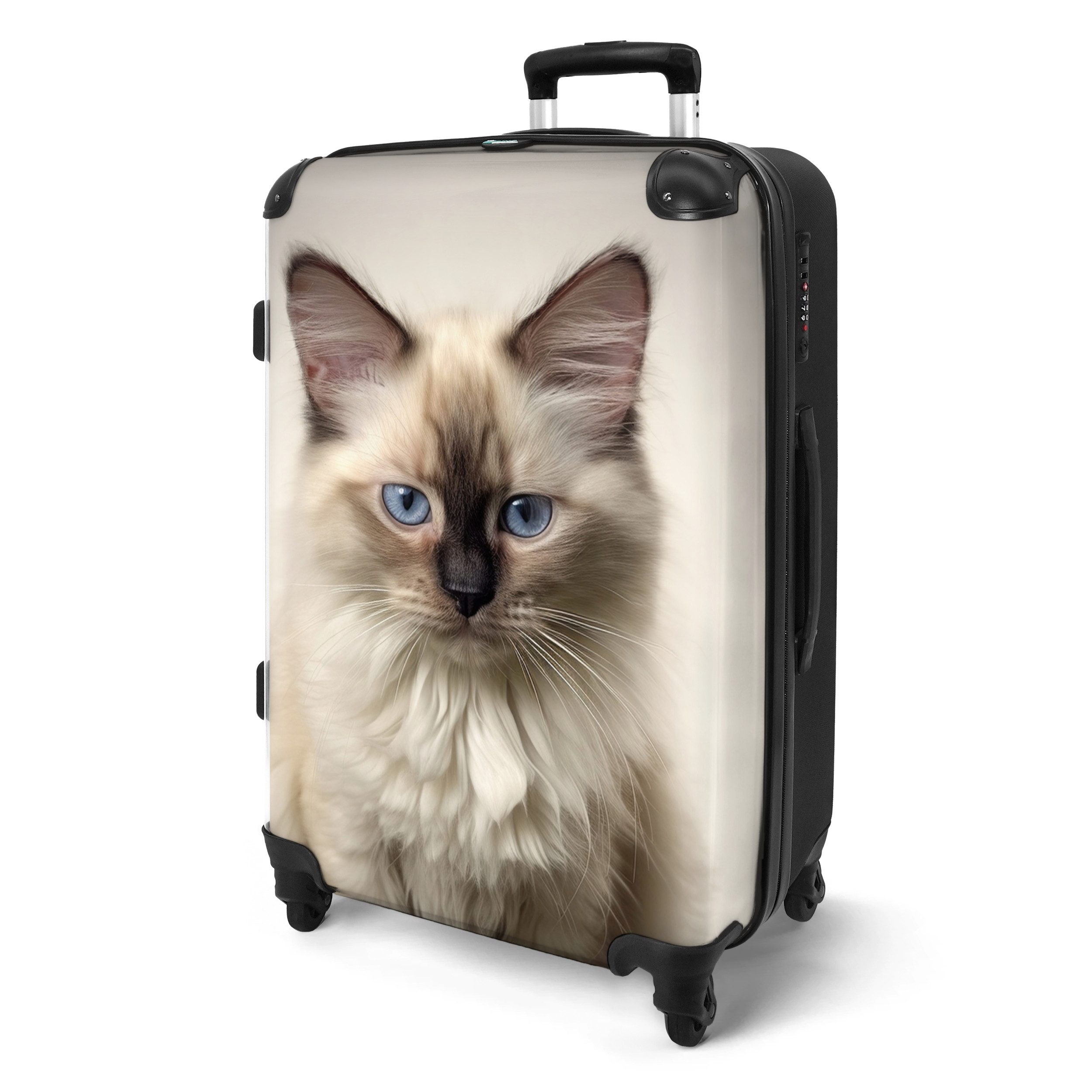 NoBoringSuitcases.com© Hartschalen-Trolley Katze - Tiere - günstig online kaufen