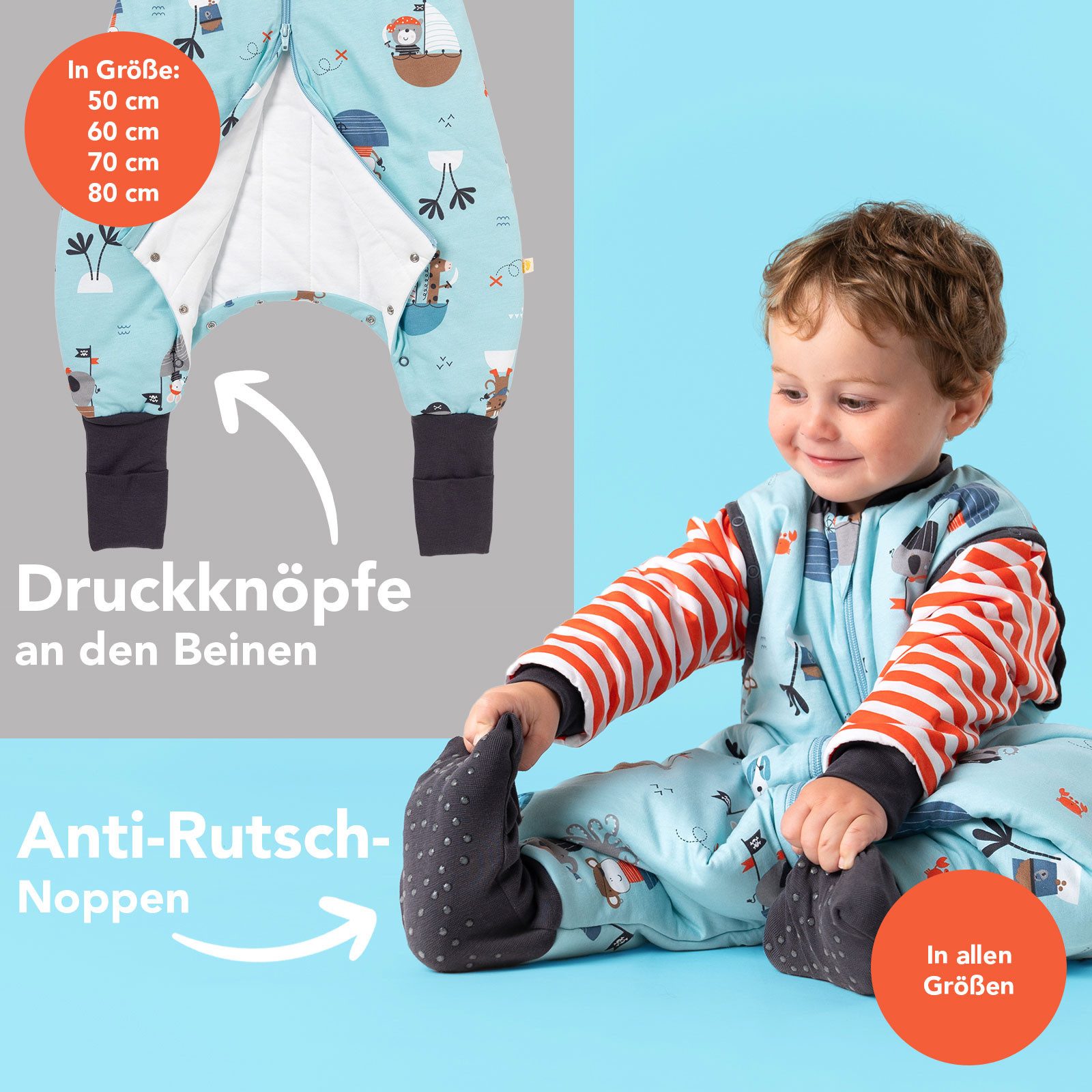 Schlummersack Kinderschlafsack Schlafsack mit Füßen und günstig online kaufen