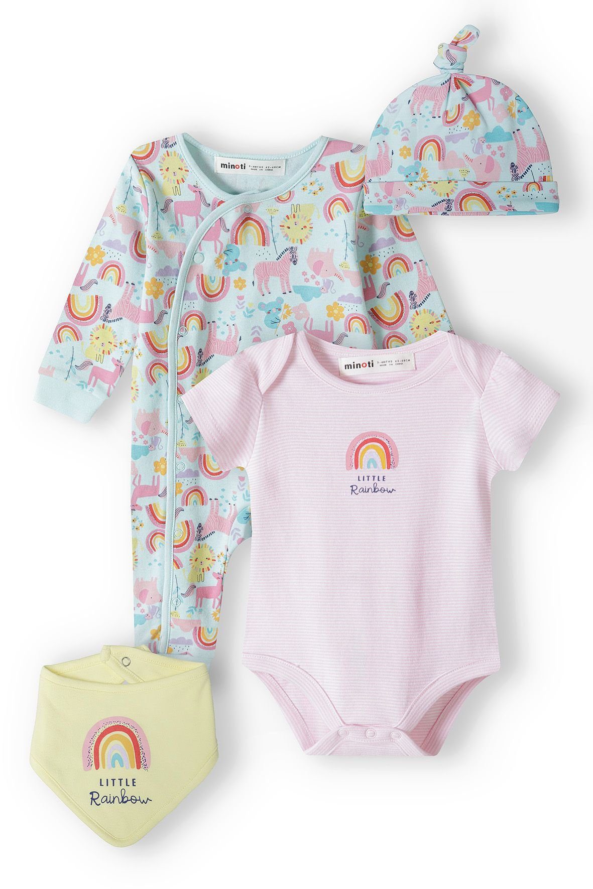 Body & Leggings Baby-Set 4-tlg. (0-12m)