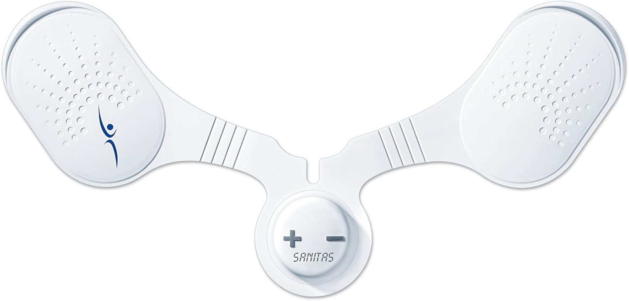 Sanitas Massagegerät EMS Nacken Schulter Pad SEM 15 15 Stufen inkl. Gel-Film-Set, Batterie