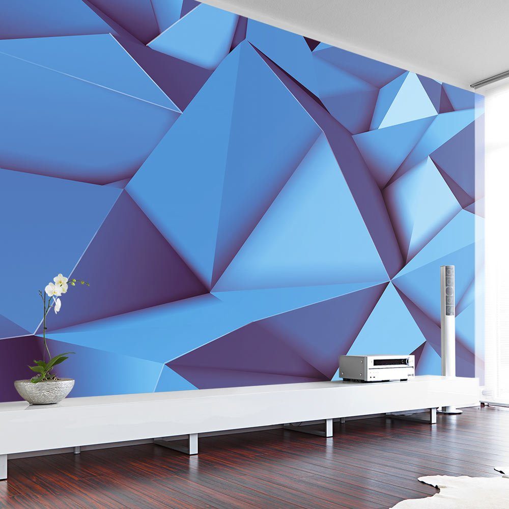 KUNSTLOFT Vliestapete Royal blue 3.5x2.45 m, halb-matt, lichtbeständige Design Tapete