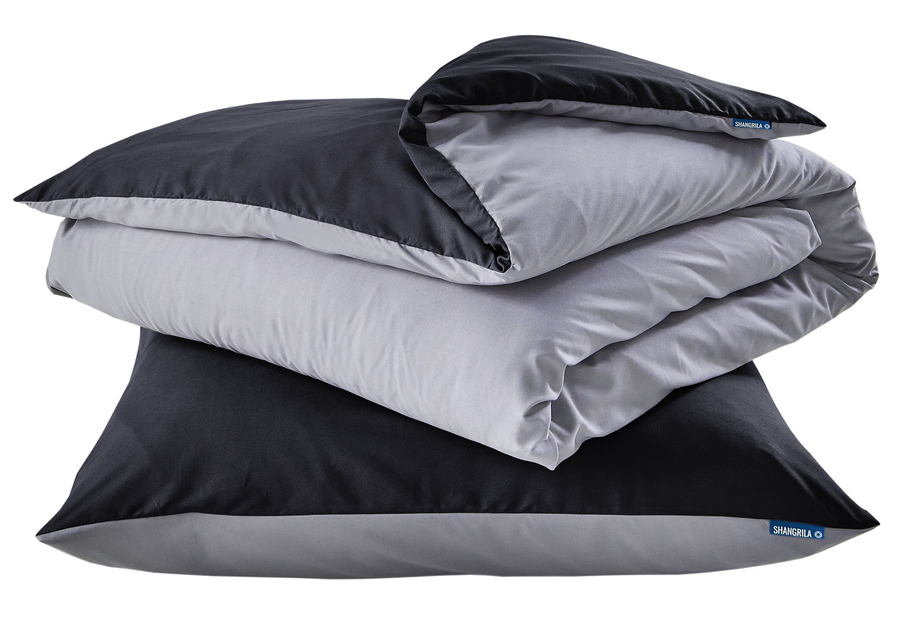 Shangrila Wendebettwäsche, Microsatin, 2 teilig, Microsatin 1 Bettbezug 1 K günstig online kaufen