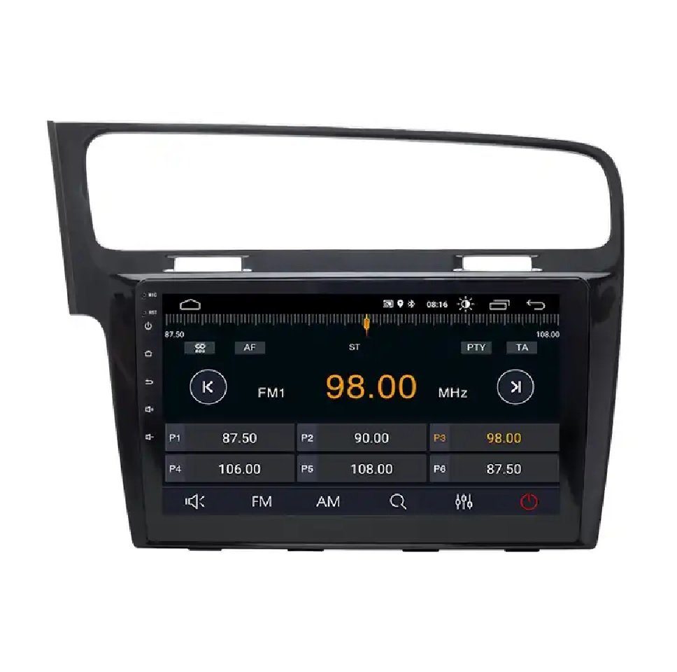 11 GB VW Autoradio Einbau-Navigationsgerät BT GPS GABITECH Golf 4+64 für Carplay 7 Android 2013-2017