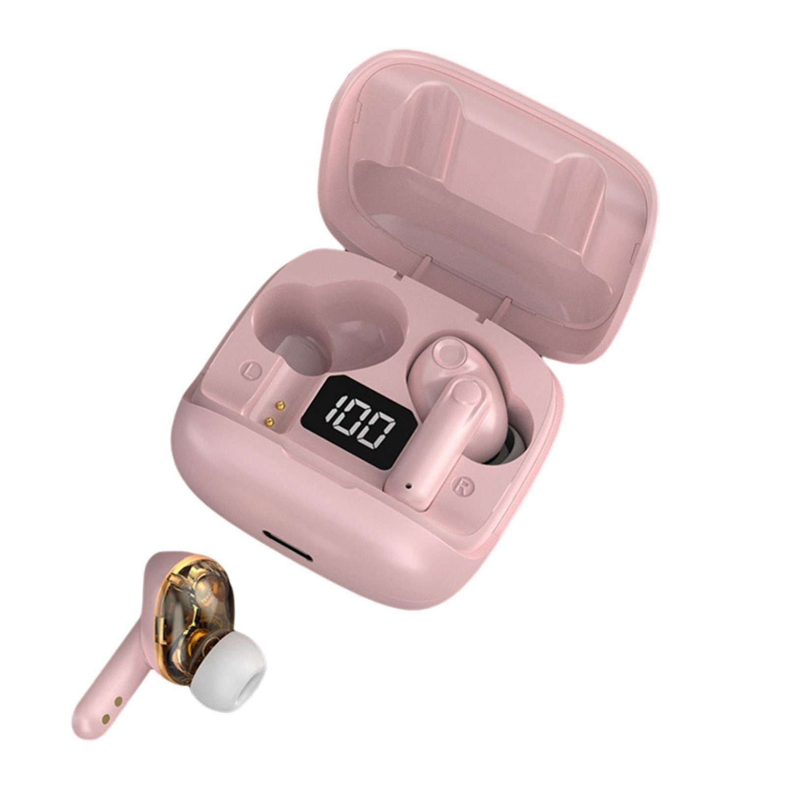 Rutaqian HiFi Bluetooth Sound Adaptive In (Bluetooth) Kopfhörer 5.2 HiFi-Kopfhörer von Schwarz Ear,