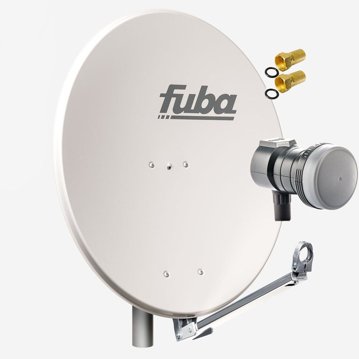 Fuba DAL 801 G Sat Satelliten Anlage Single LNB DEK 117 1 Teilnehmer SAT-Antenne
