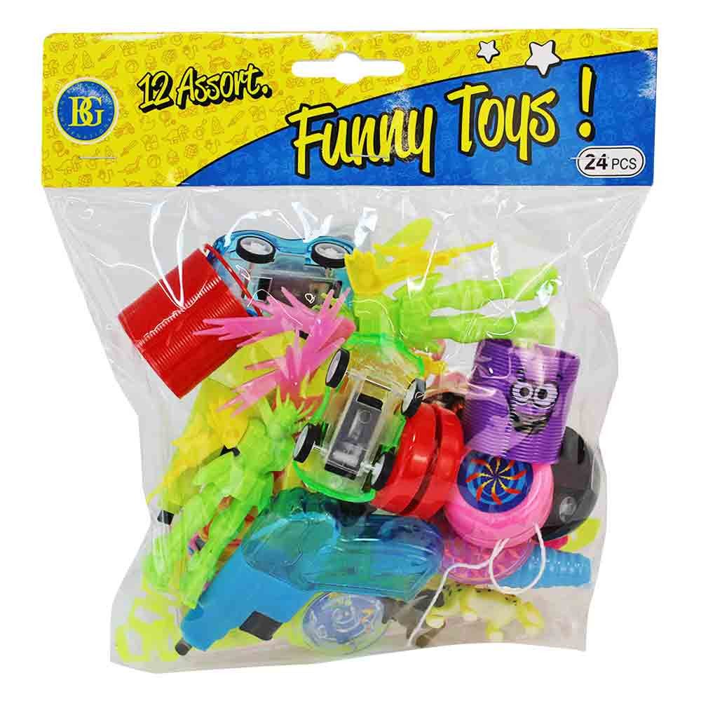 B&G INTERNATIONAL Spiel Kleinteile Beutel Spielzeug mit 24 Stück