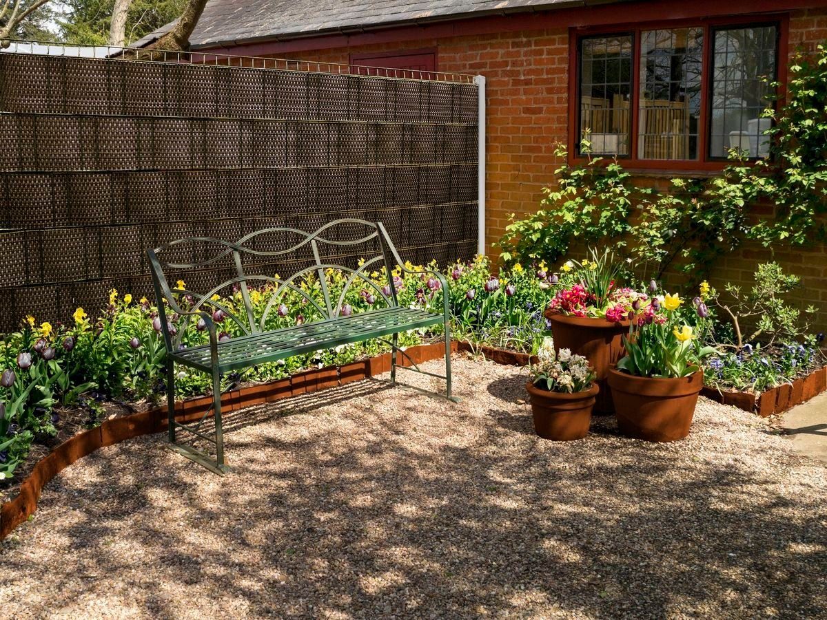 Gartenwelt Riegelsberger Sichtschutzstreifen PREMIUM Rattan Sichtschutzstreifen für Doppelstabmatten 2550x190x4 mm