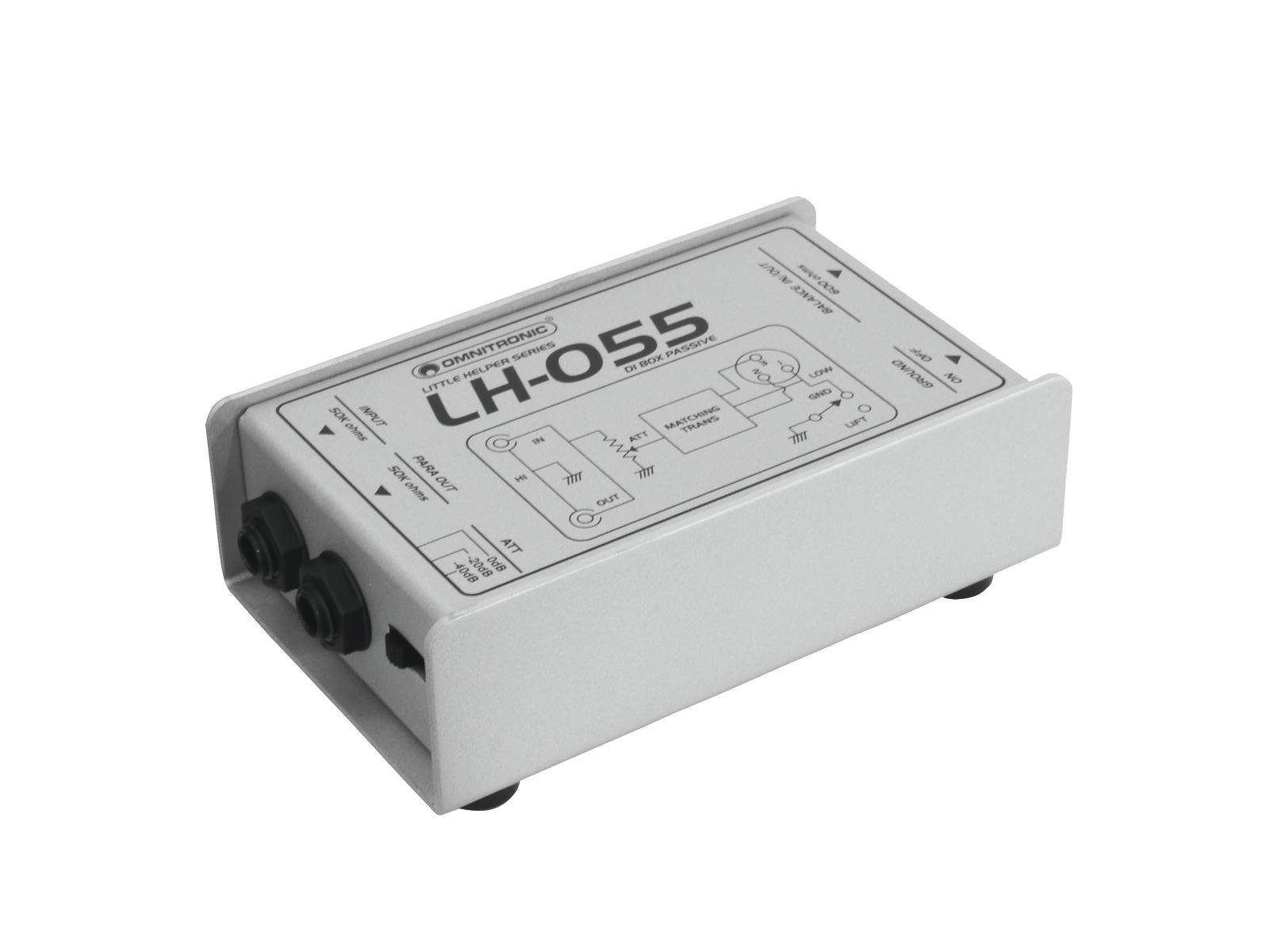 DJ Controller OMNITRONIC LH-055 PRO DI-Box passiv
