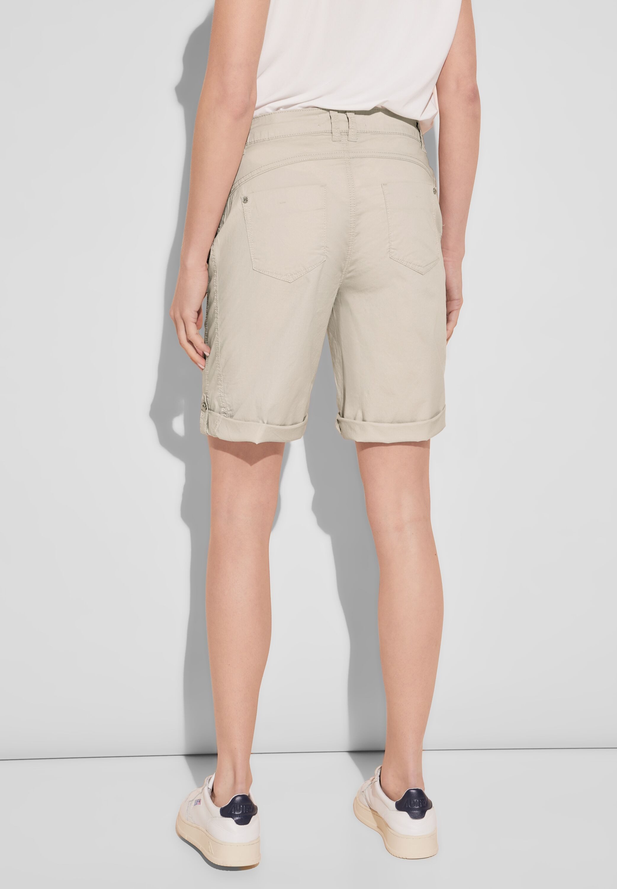 STREET ONE Shorts mit Turn-Up Funktion