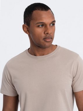 OMBRE T-Shirt Klassisches Herren-T-Shirt aus Baumwolle BASIC