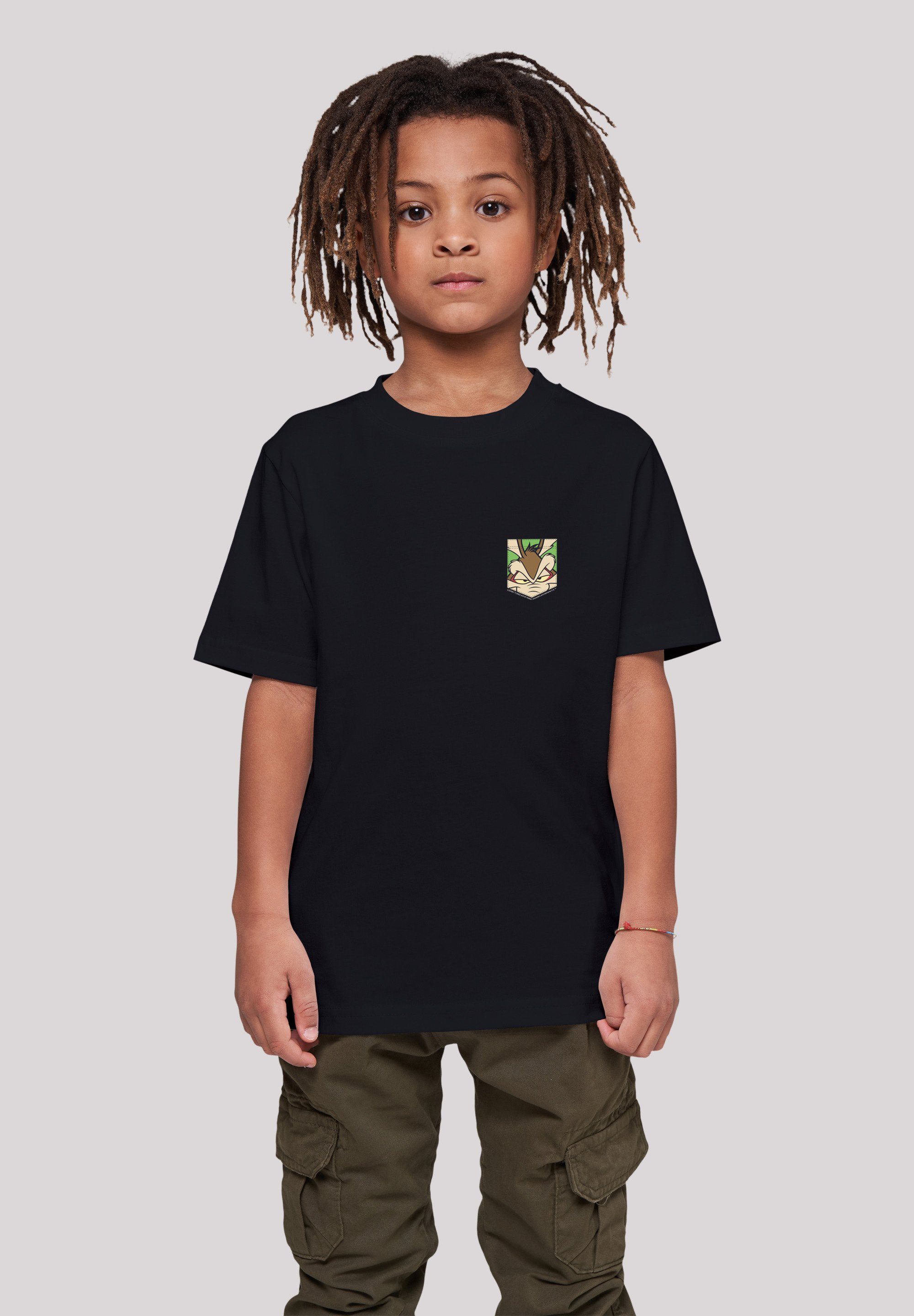 F4NT4STIC Kurzarmshirt black (1-tlg) Kinder